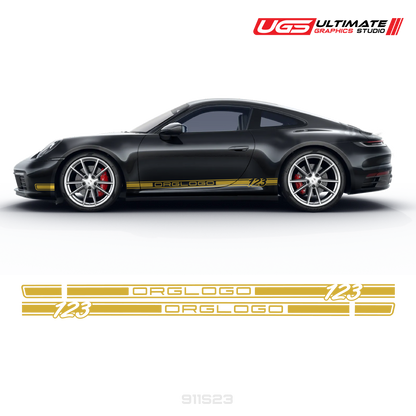 Side Rocker Graphics fits Porsche 911