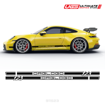 Side Rocker Graphics fits Porsche 911