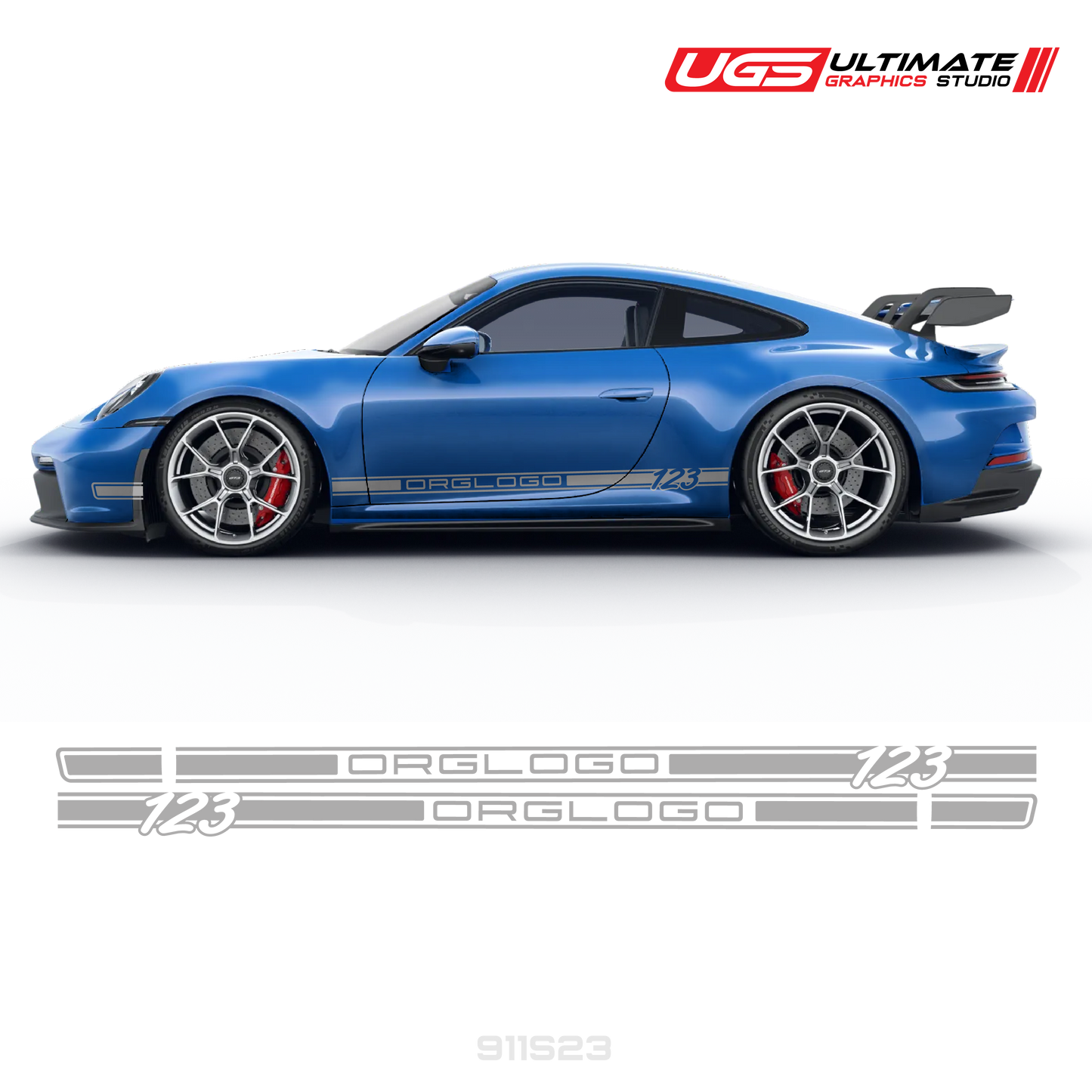 Side Rocker Graphics fits Porsche 911