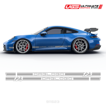 Side Rocker Graphics fits Porsche 911