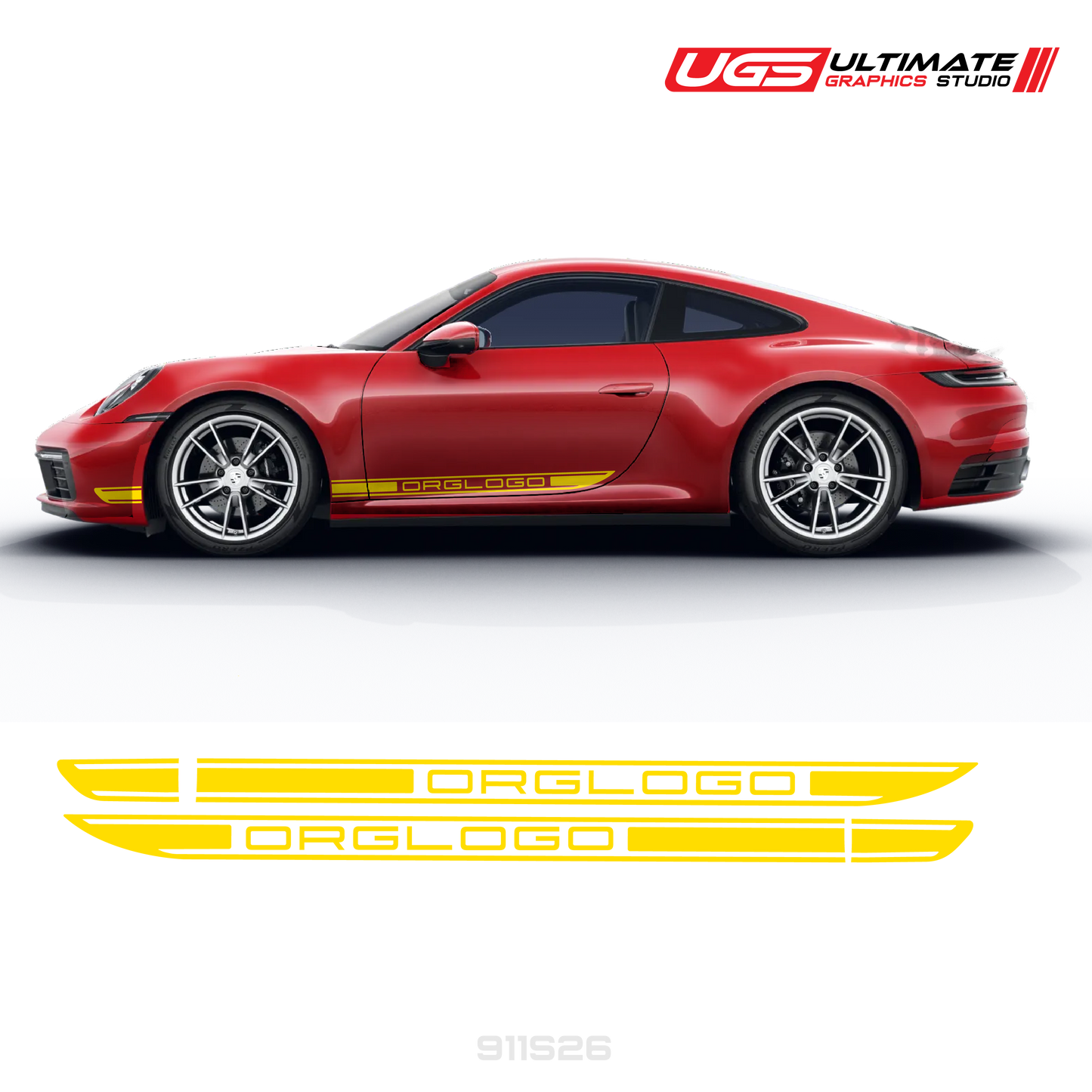 Door Side Graphics fits Porsche 911