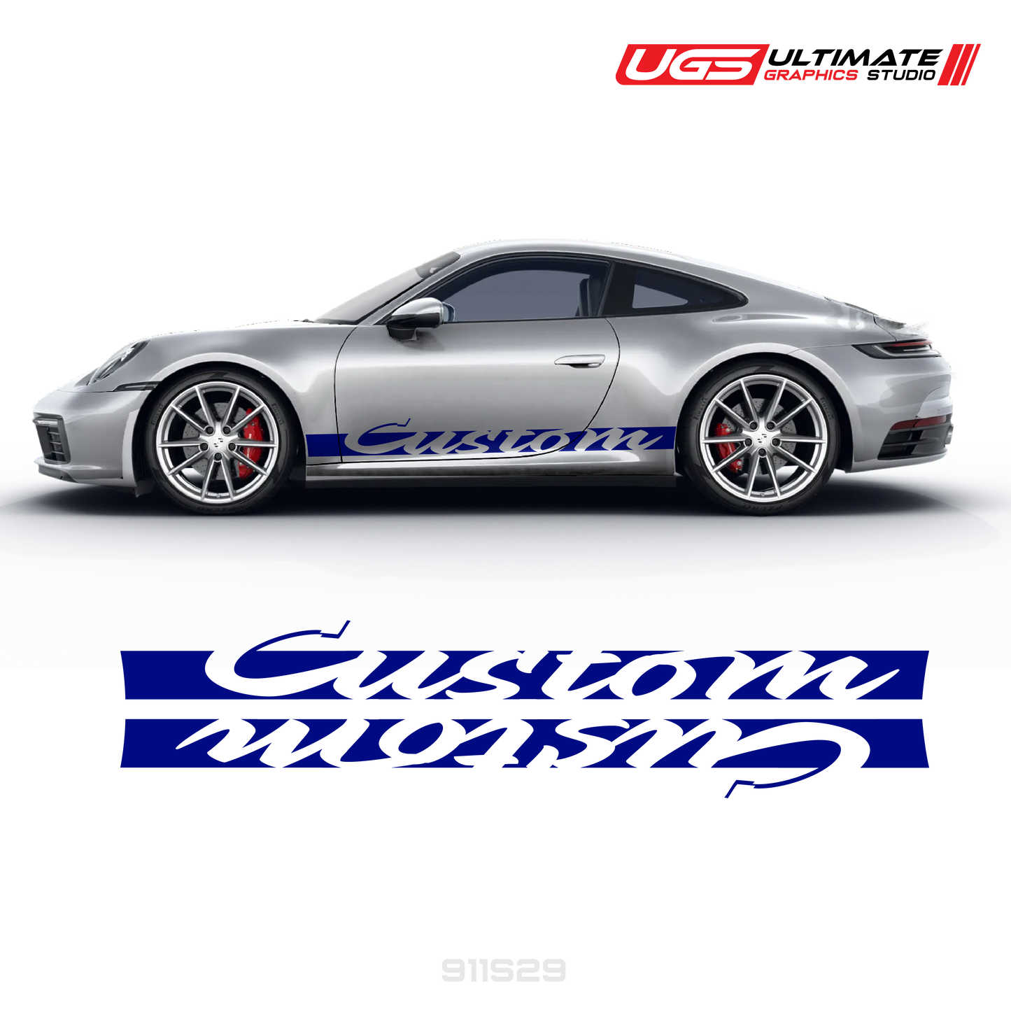Retro Side Graphics to fit Porsche Carrera