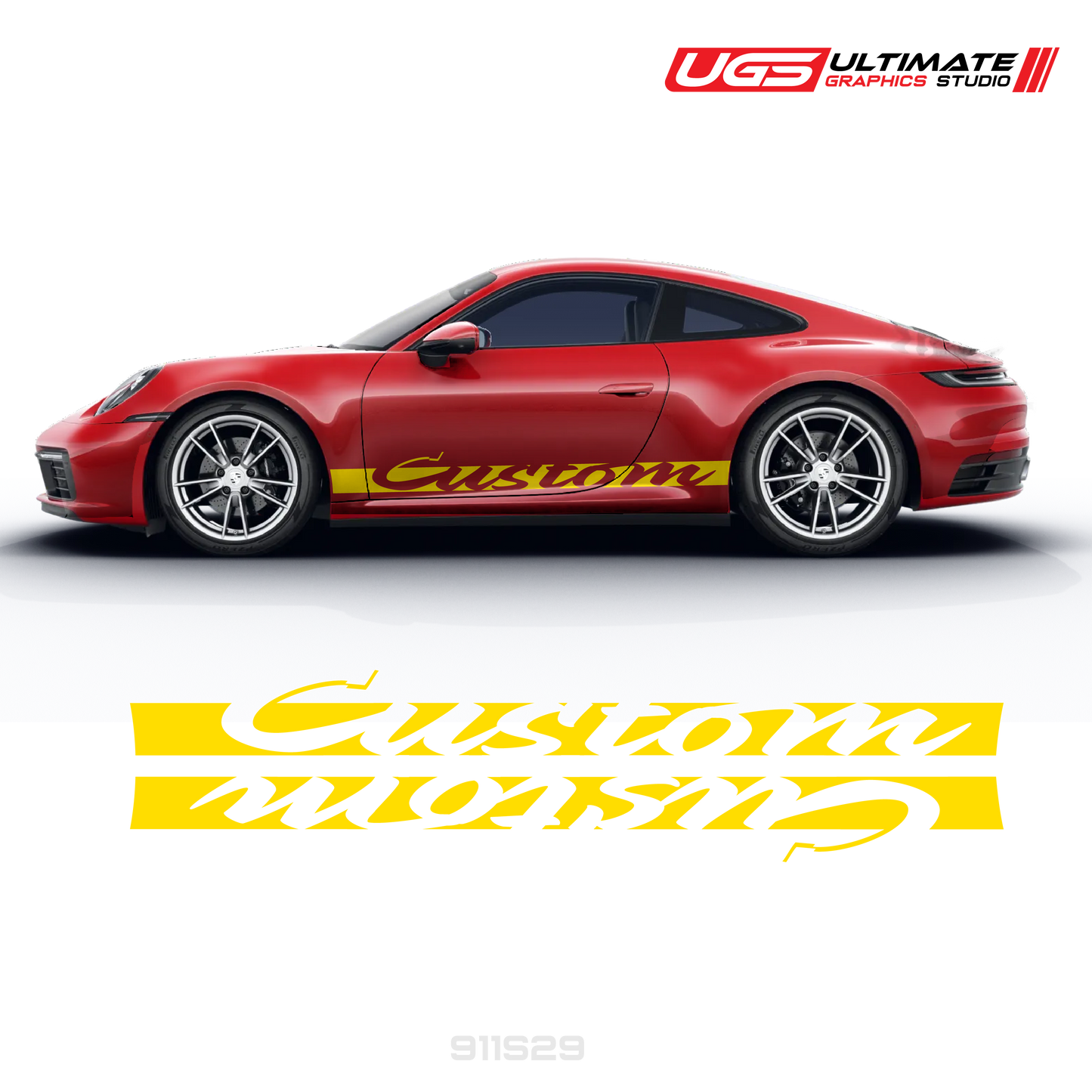 Retro Side Graphics to fit Porsche Carrera