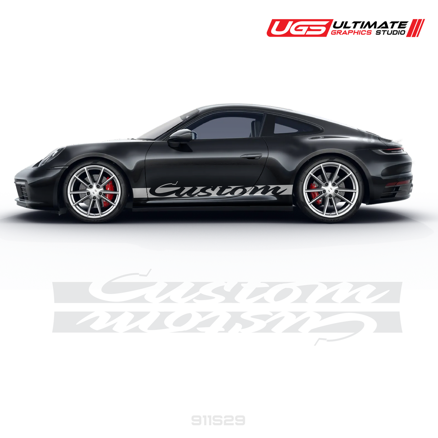 Retro Side Graphics to fit Porsche Carrera