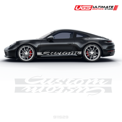 Retro Side Graphics to fit Porsche Carrera