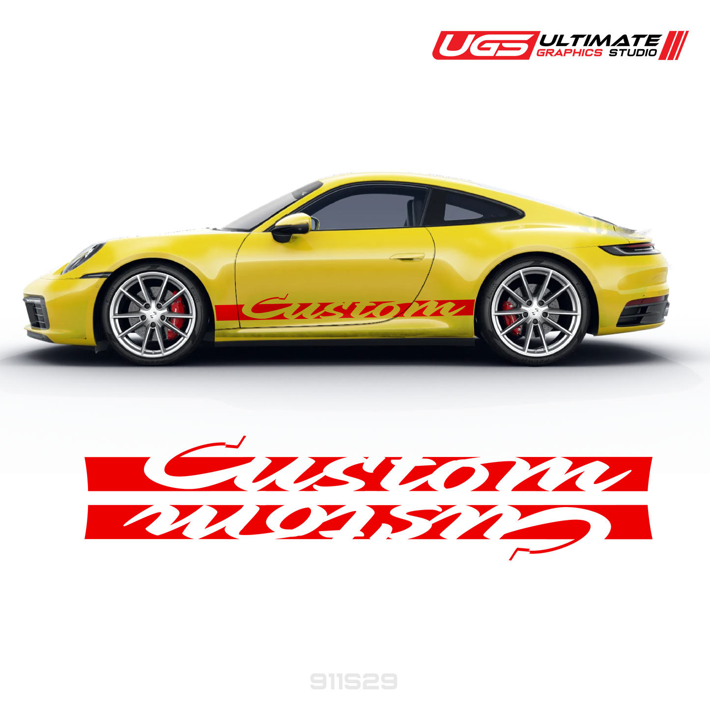 Retro Side Graphics to fit Porsche Carrera
