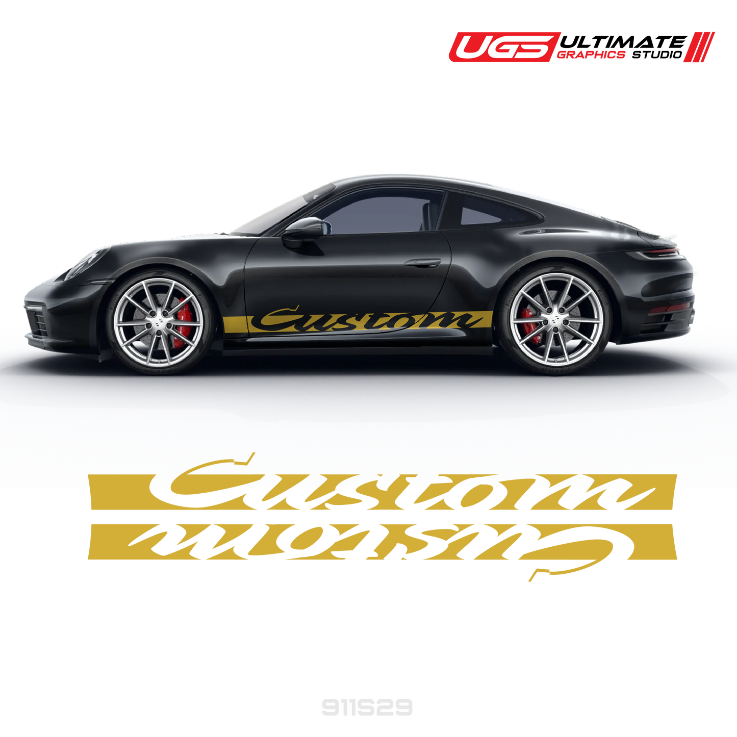Retro Side Graphics to fit Porsche Carrera