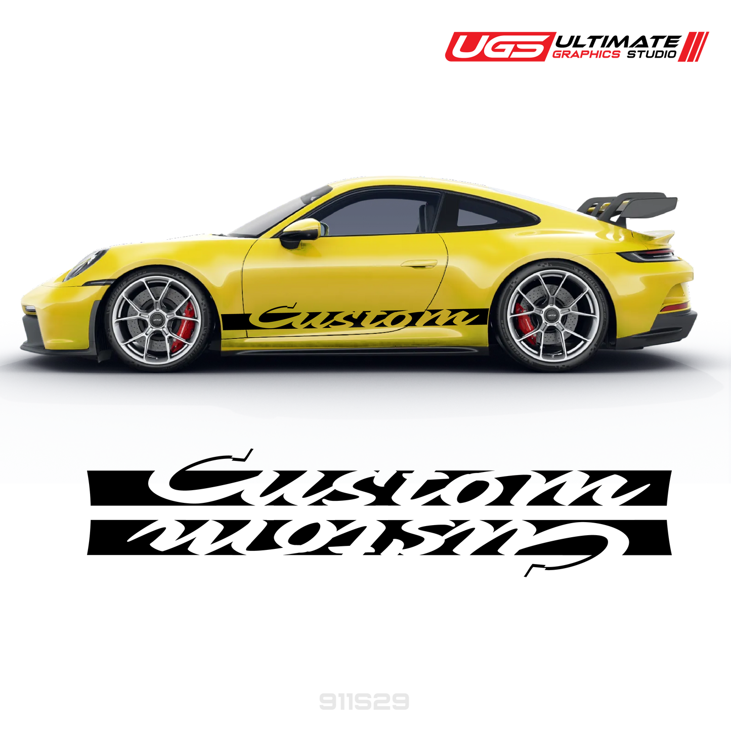 Retro Side Graphics to fit Porsche Carrera