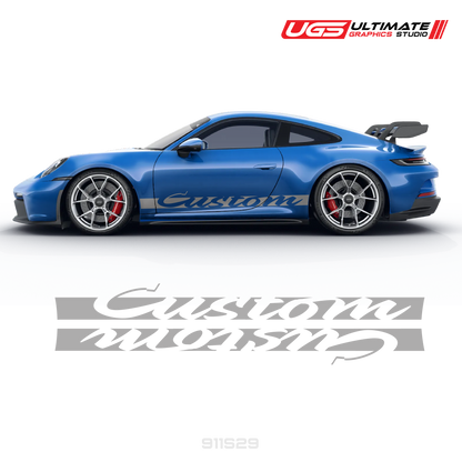 Retro Side Graphics to fit Porsche Carrera