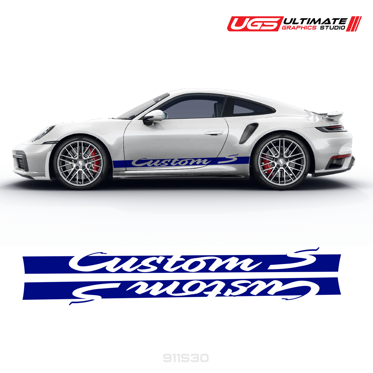 Side Graphics Fit Porsche Turbo S