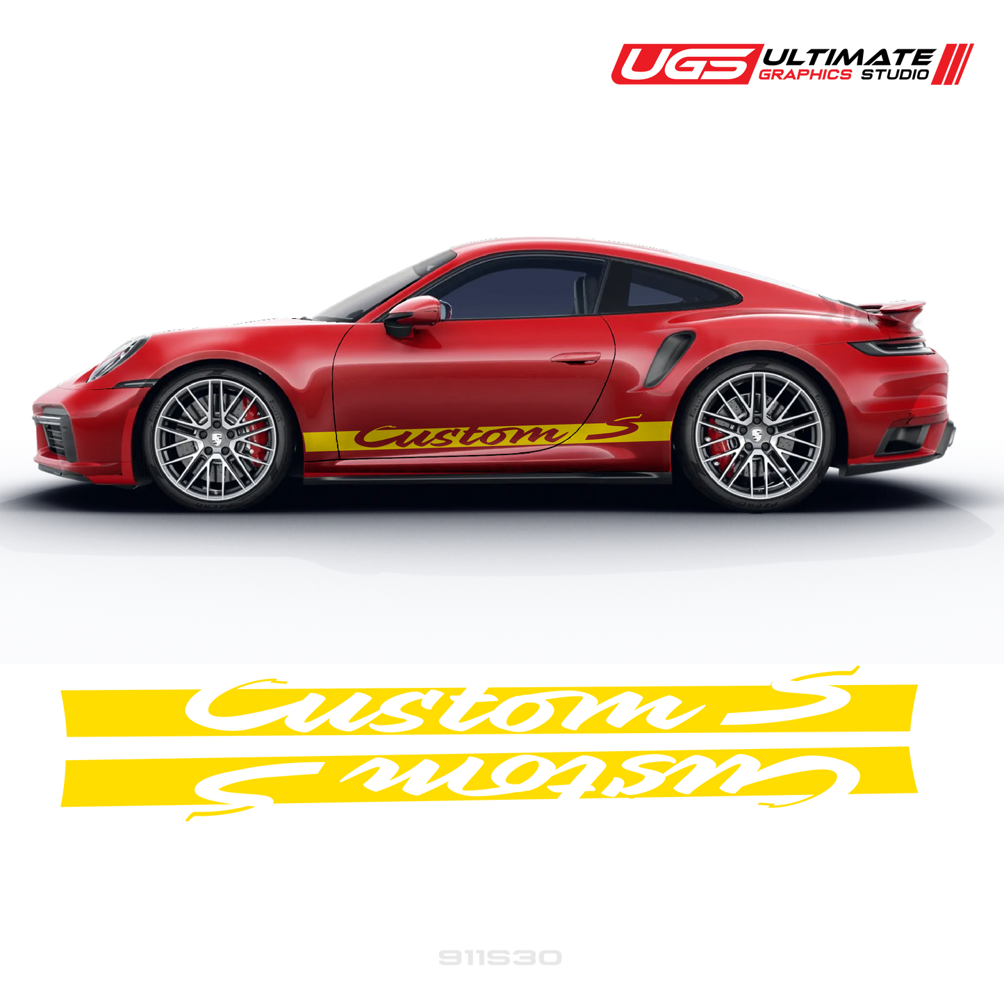 Side Graphics Fit Porsche Turbo S