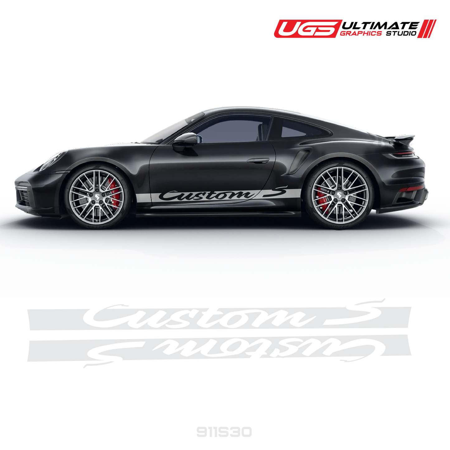 Side Graphics Fit Porsche Turbo S