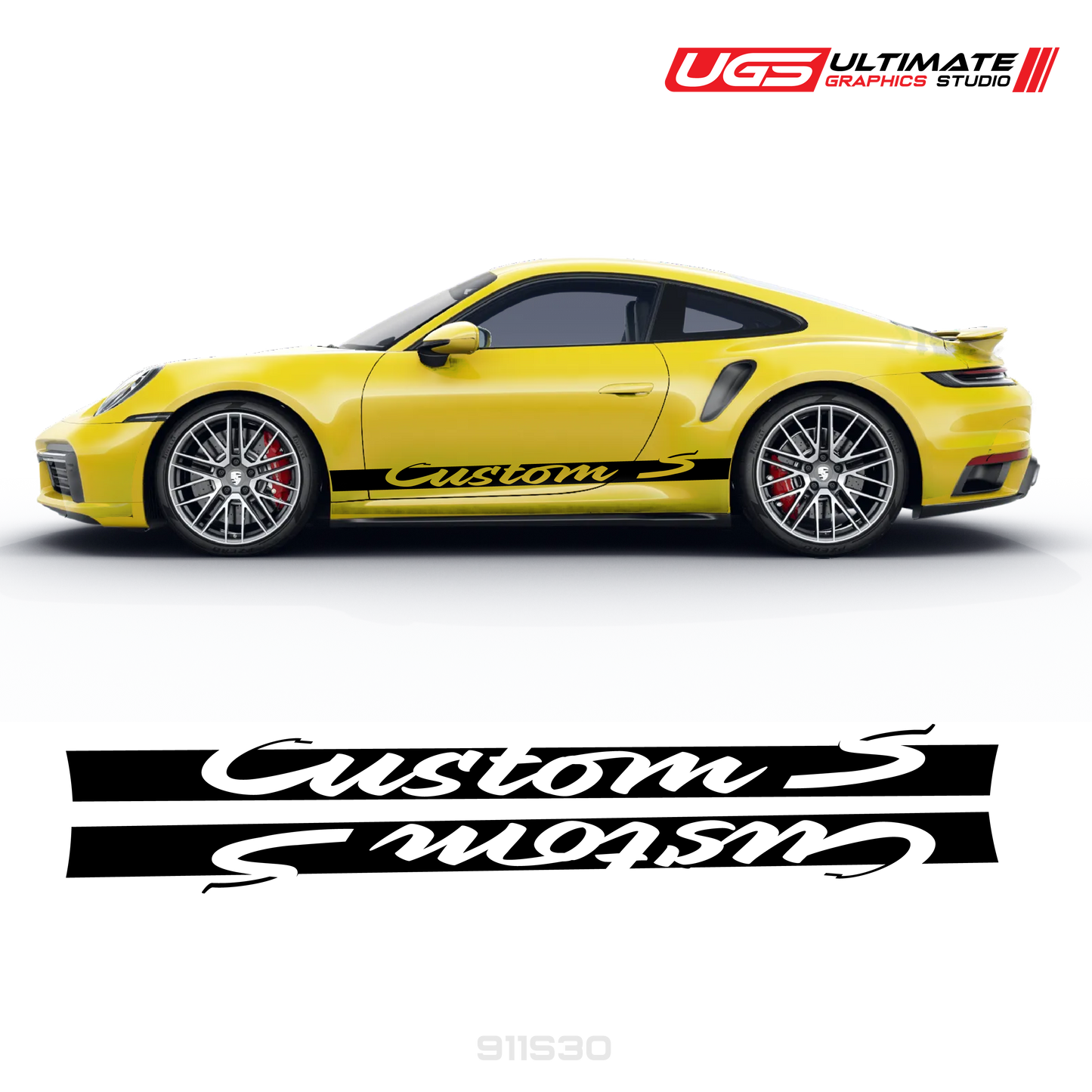 Side Graphics Fit Porsche Turbo S