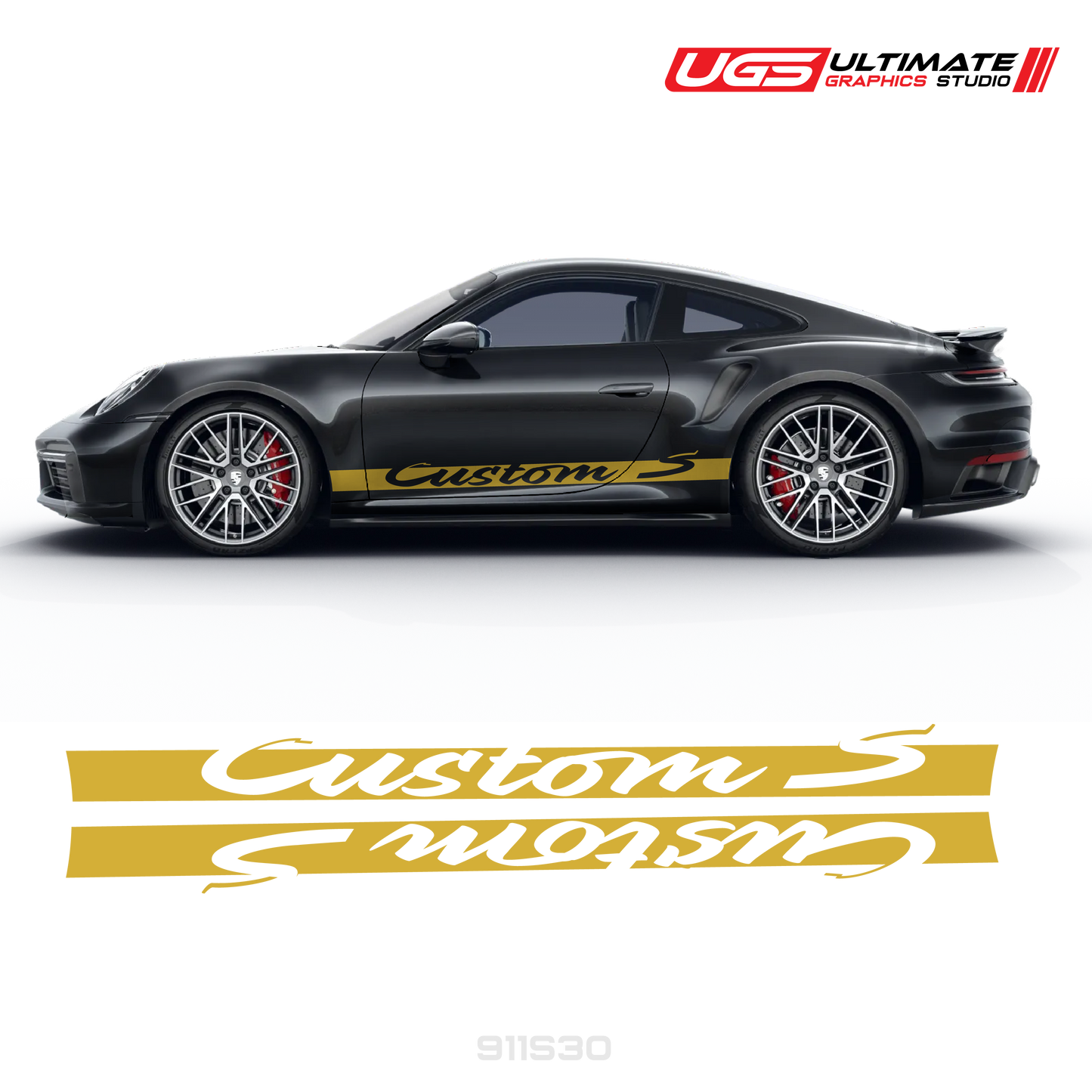 Side Graphics Fit Porsche Turbo S