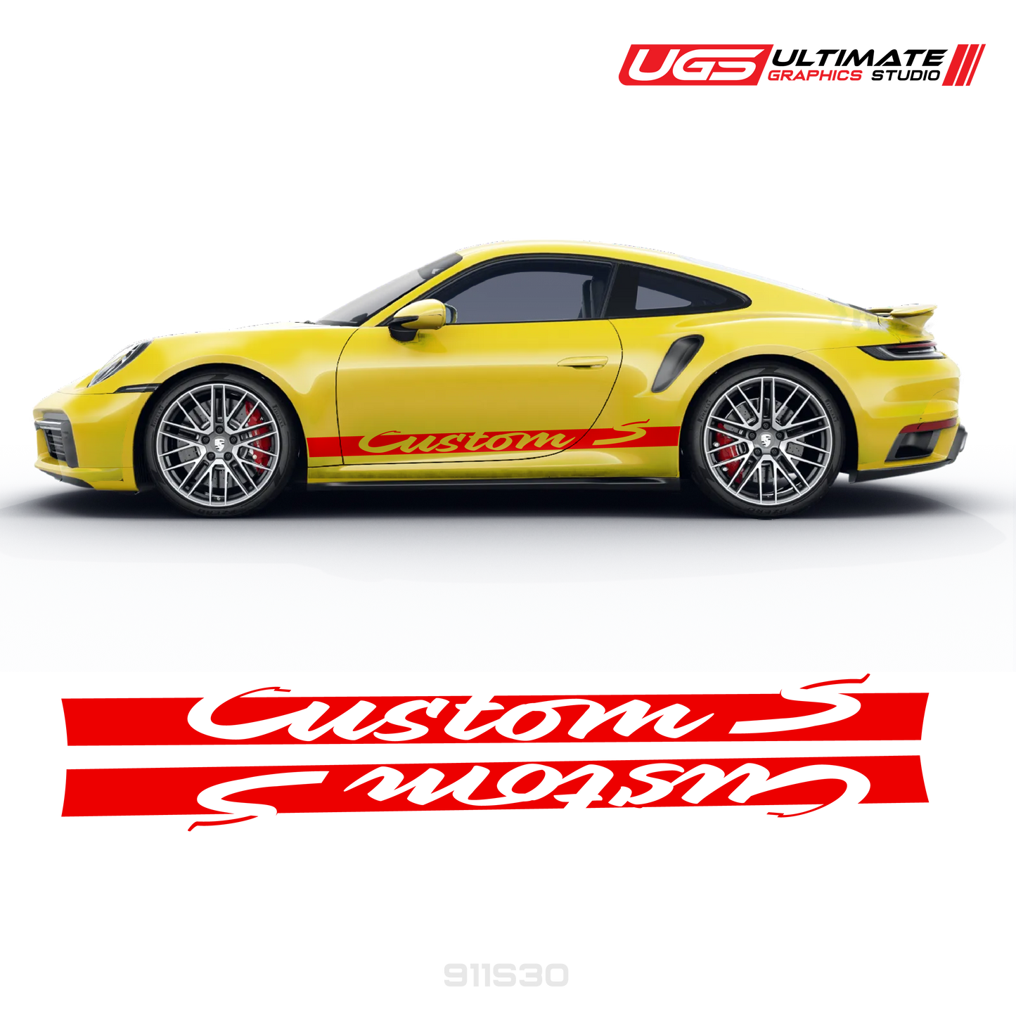 Side Graphics Fit Porsche Turbo S
