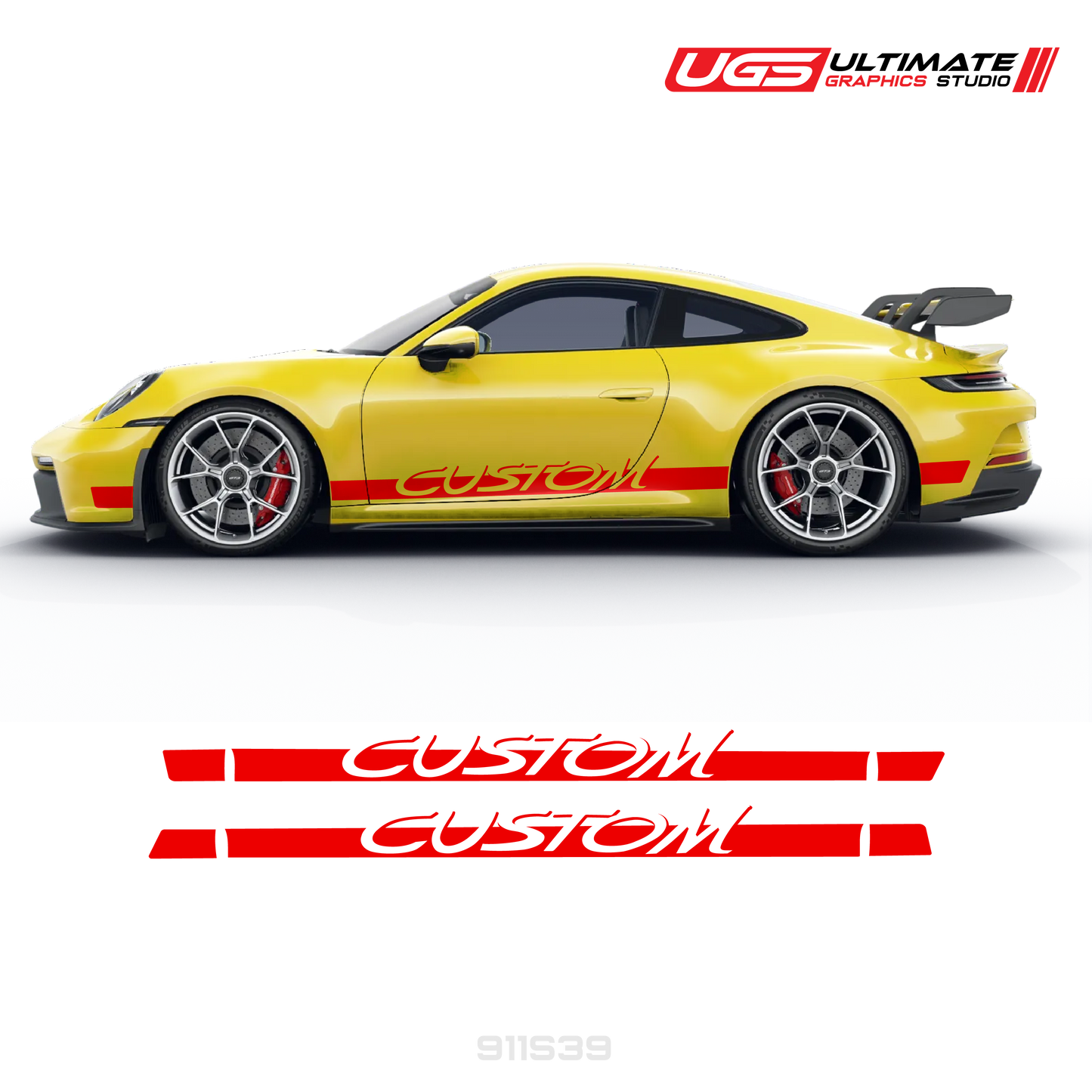 Accent Graphics to fit Porsche 911 GT3 Style 2