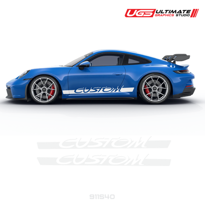 Accent Graphics to fit Porsche 911 GT3