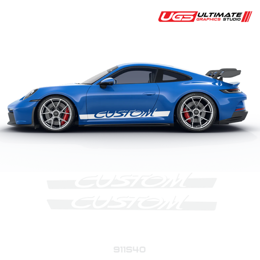 Accent Graphics to fit Porsche 911 GT3