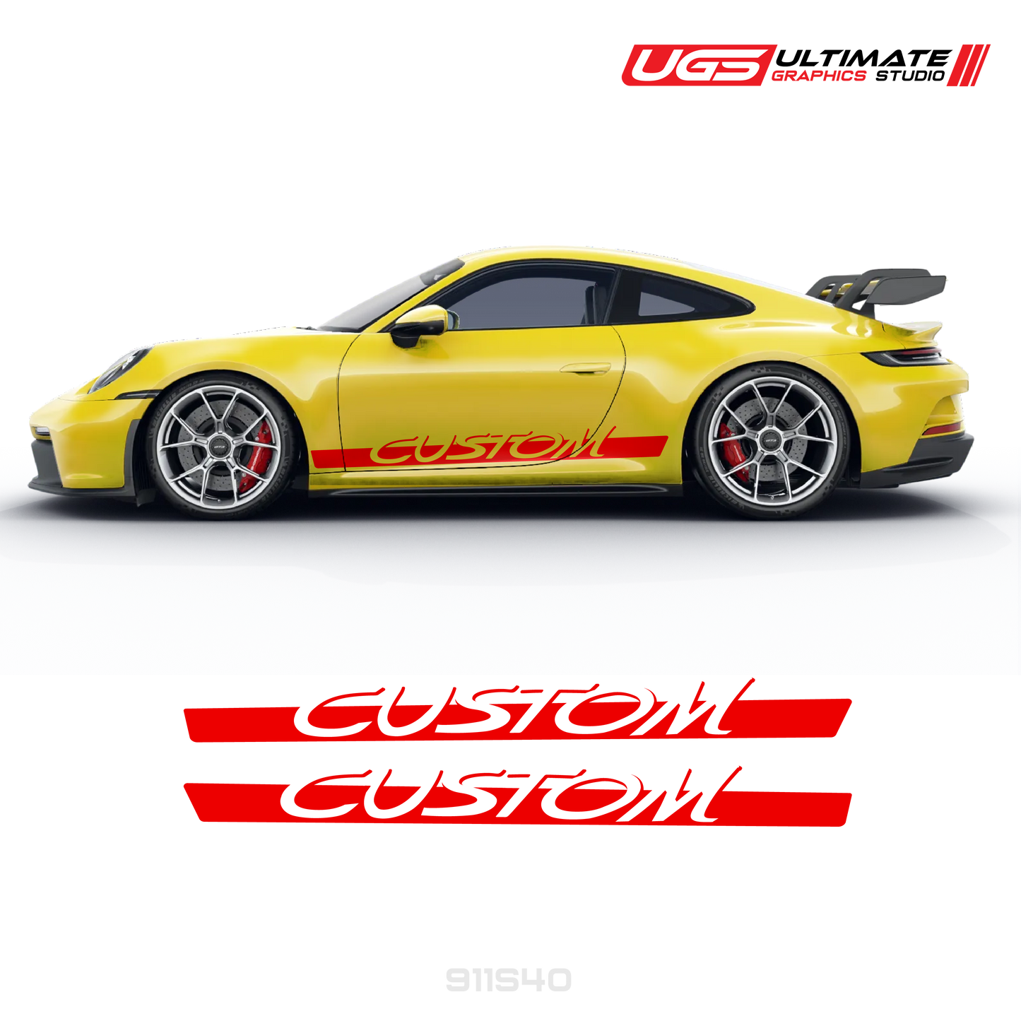 Accent Graphics to fit Porsche 911 GT3
