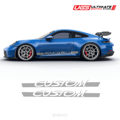 Accent Graphics to fit Porsche 911 GT3