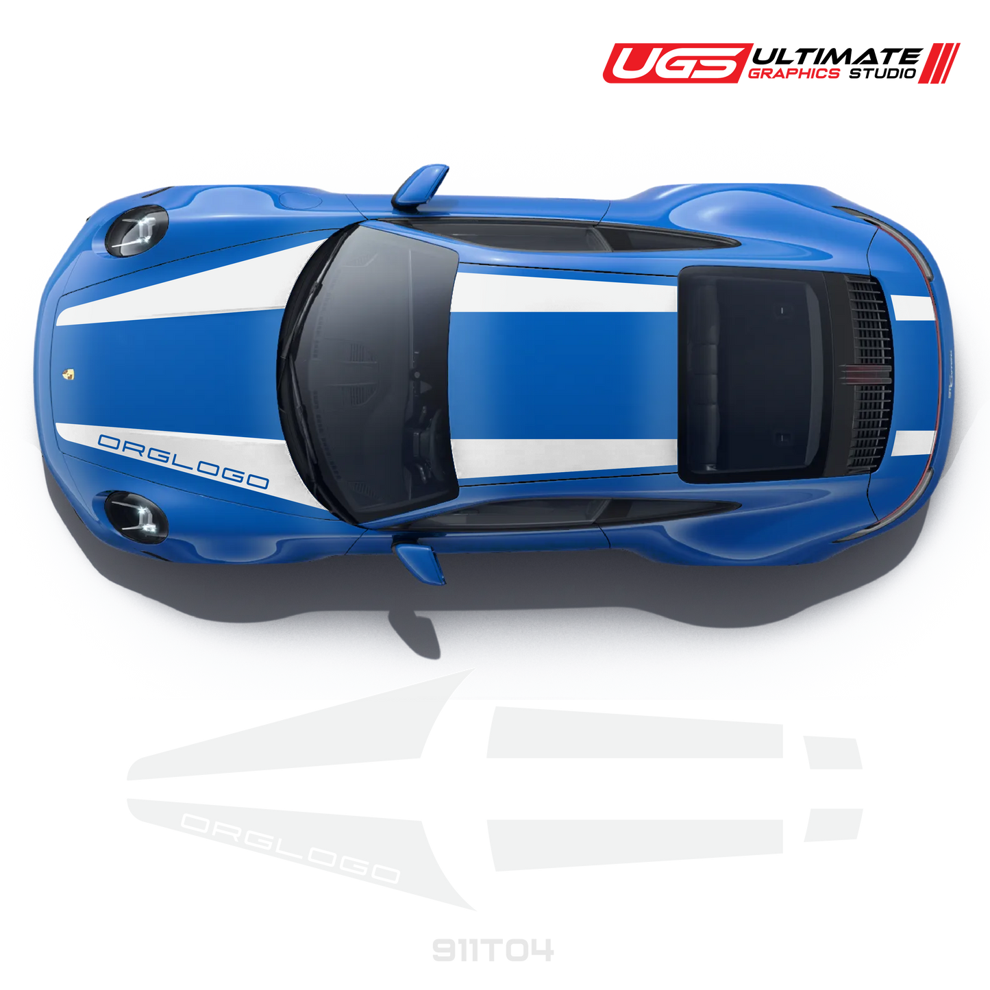 Top Dual Racing Graphics fits Porsche 911