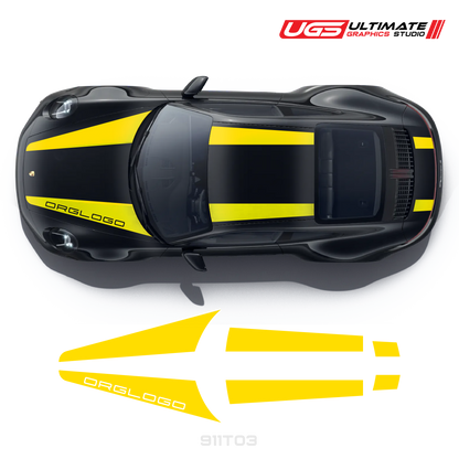 Top Dual Racing Graphics fits Porsche 911