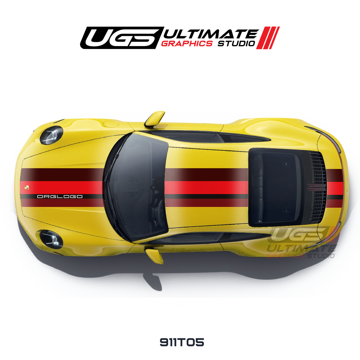Racing Top Stripe Kit for Porsche Models