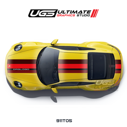 Racing Top Stripe Kit for Porsche Models