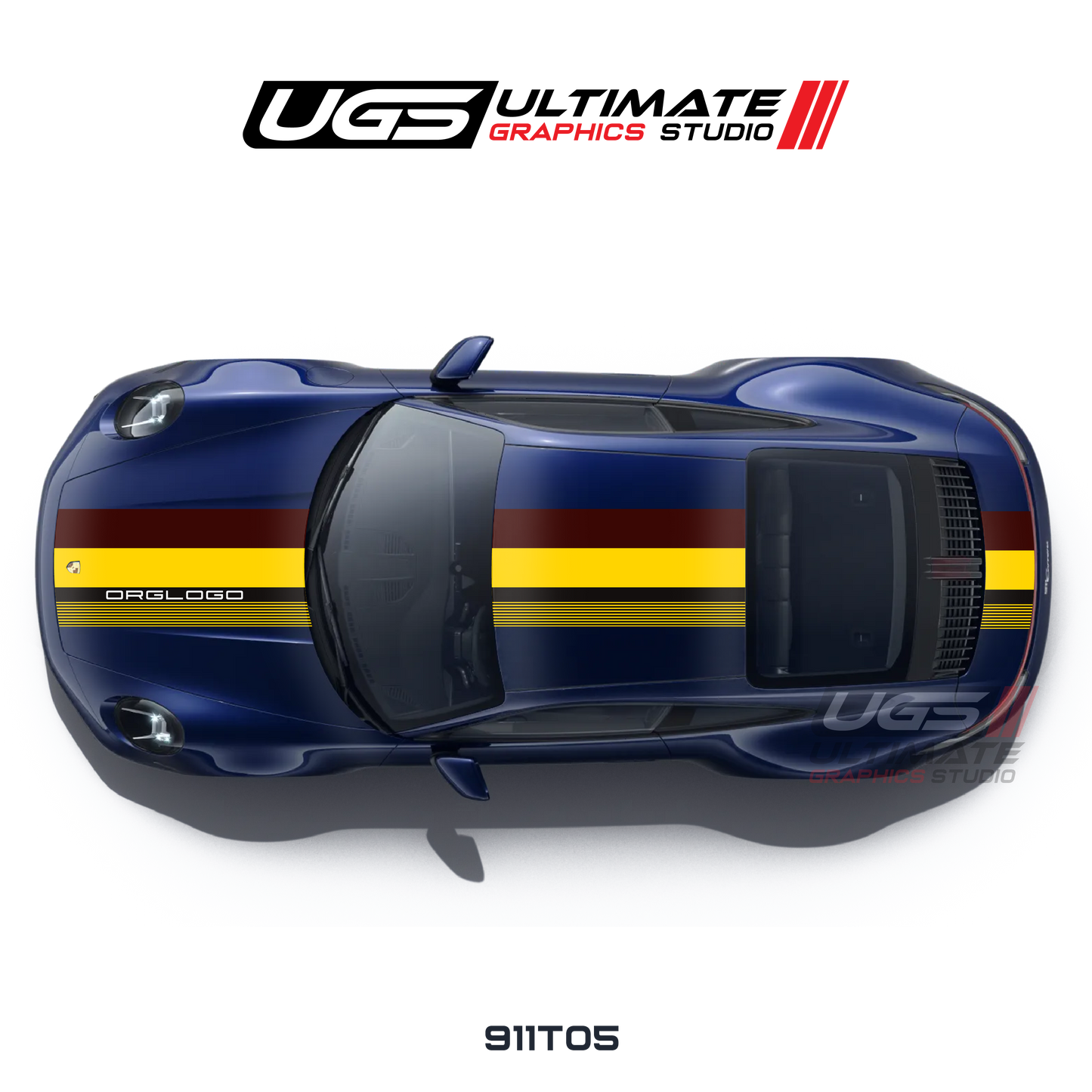 Racing Top Stripe Kit for Porsche Models