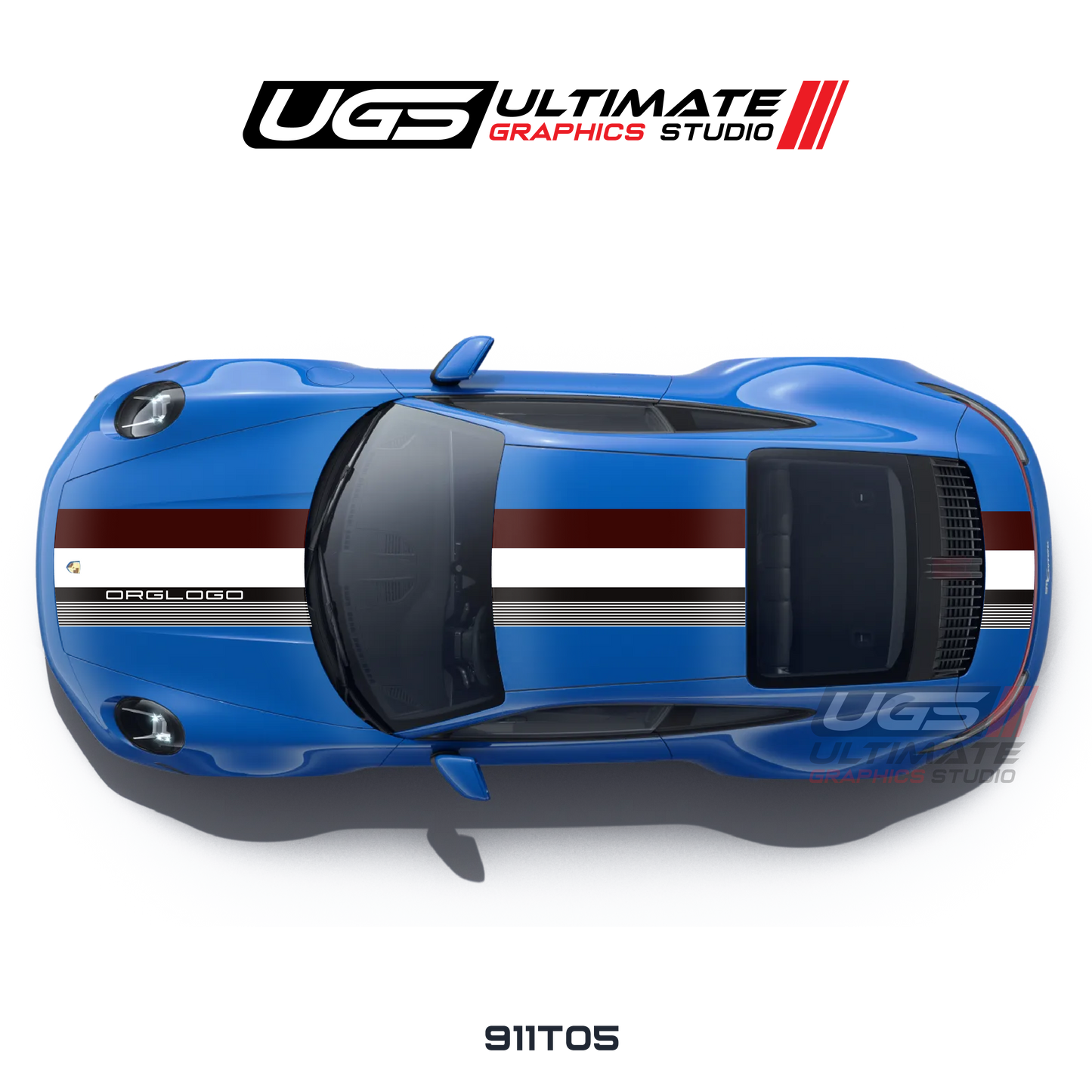 Racing Top Stripe Kit for Porsche Models