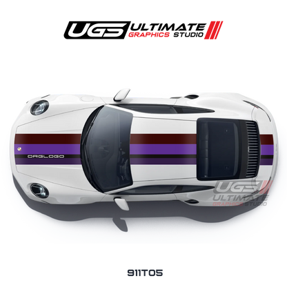 Racing Top Stripe Kit for Porsche Models
