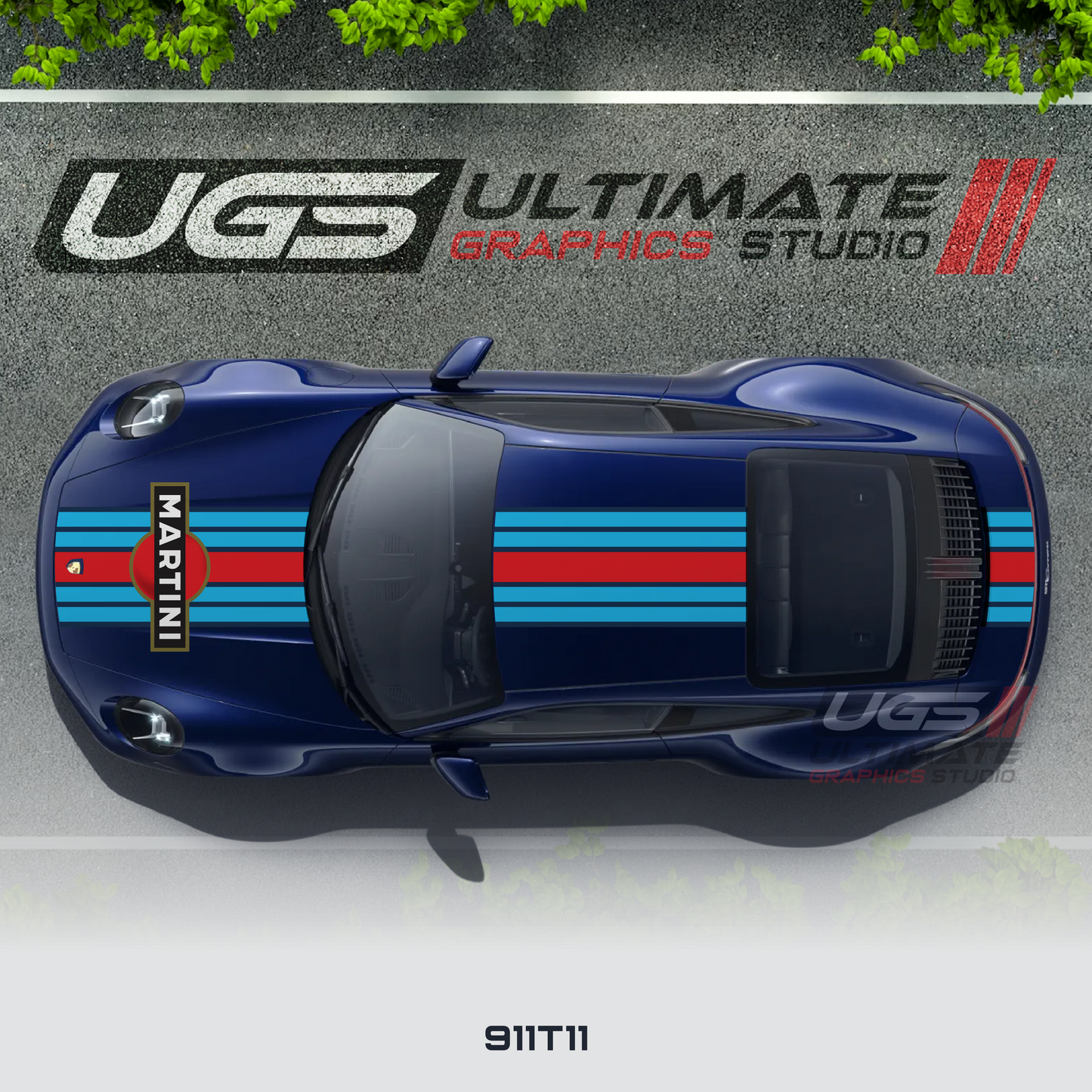 Martini Racing Top Stripe Kit for Porsche Models