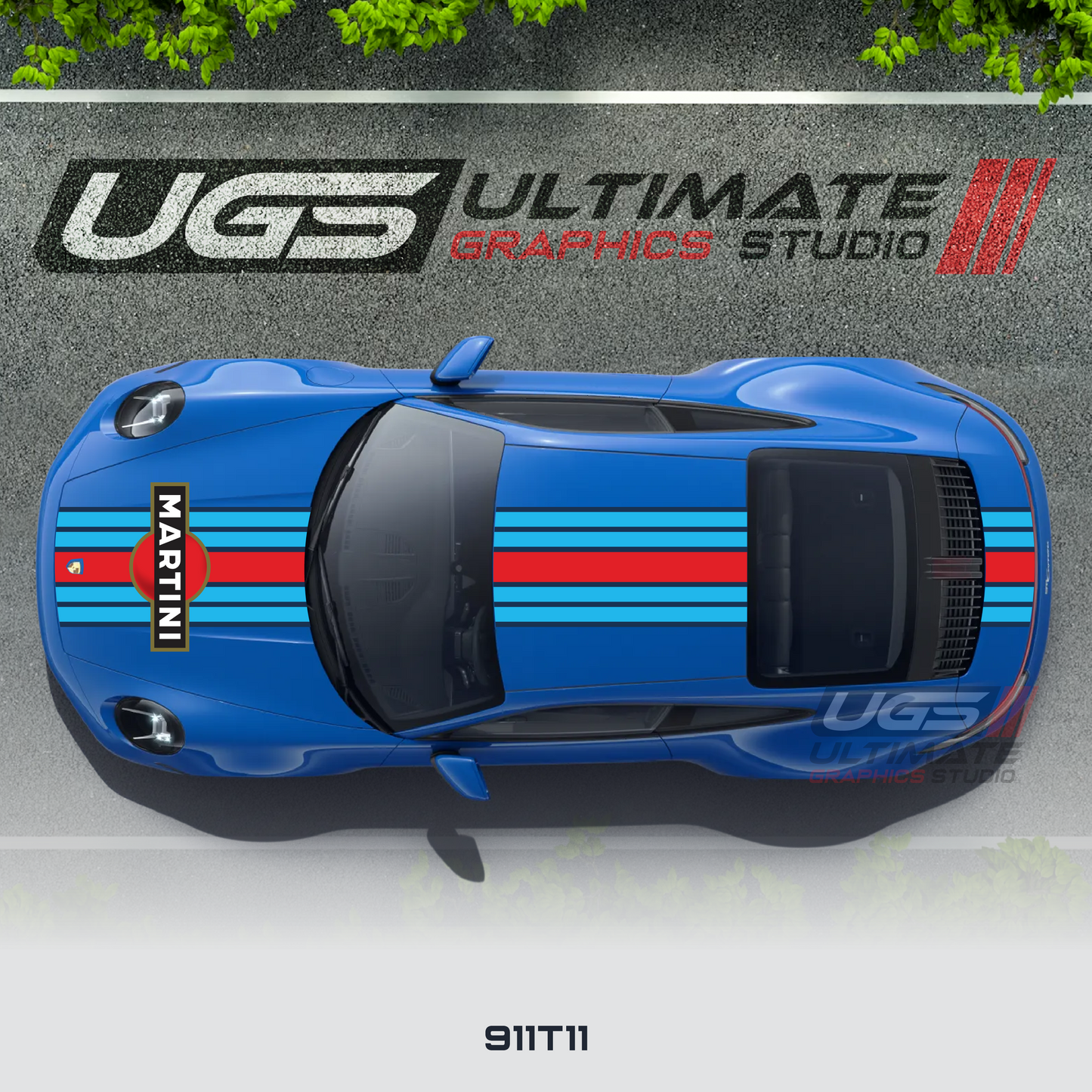 Martini Racing Top Stripe Kit for Porsche Models