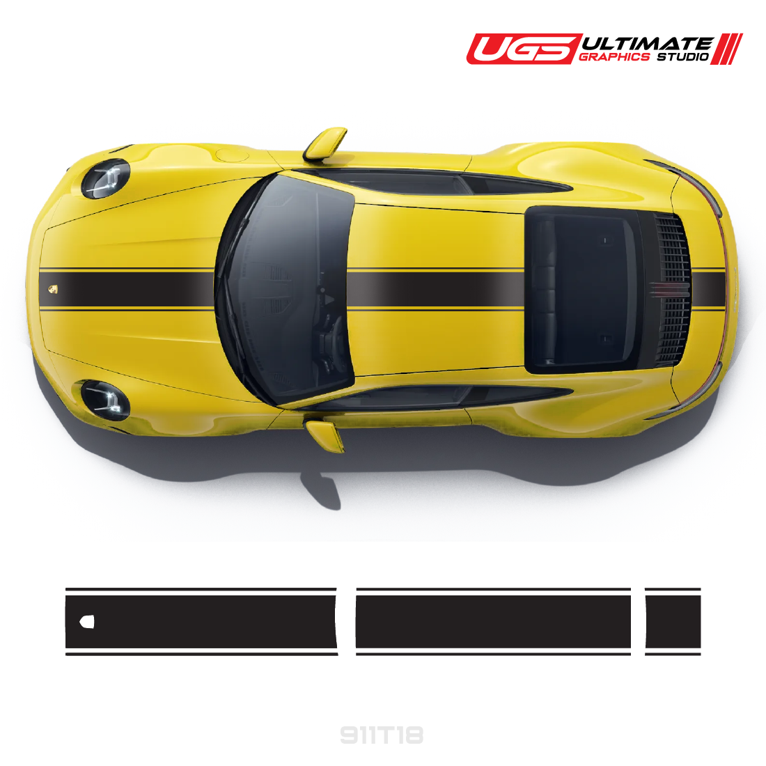 Single Top Stripes fits Most 911