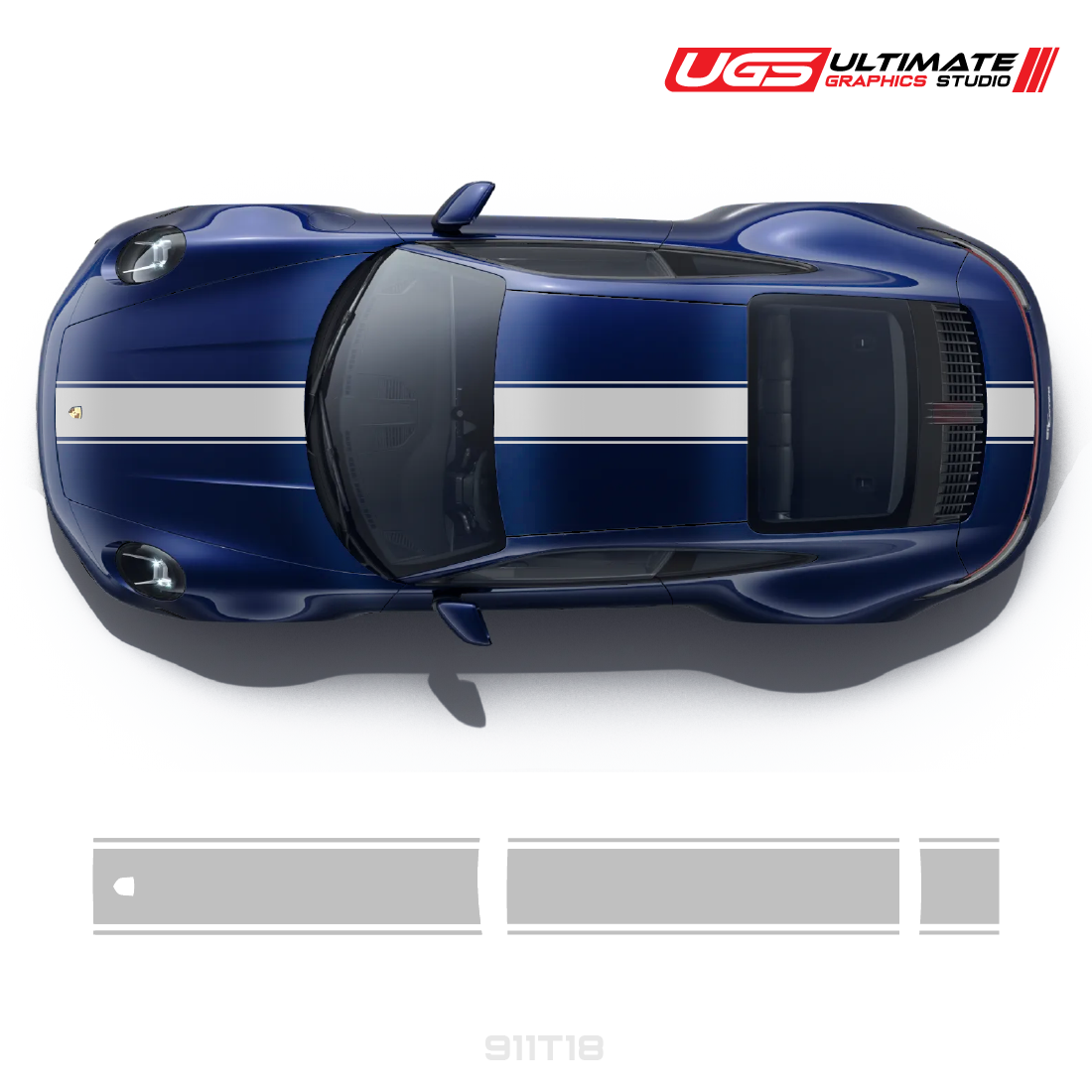 Single Top Stripes fits Most 911