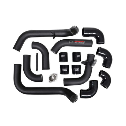 GrimmSpeed Front Mount Intercooler Kit - Raw Core with Black Piping - 2008-14 Subaru WRX GRM090230