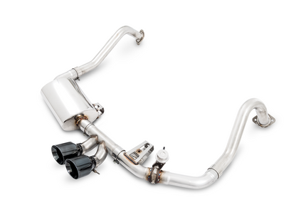 AWE Tuning SwitchPath Exhaust for Porsche 718 Boxster / Cayman (PSE Only) - Diamond Black Tips 3025-33020