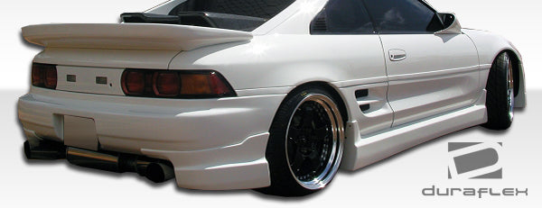 Extreme Dimensions Duraflex Type B Rear Lip Add On Spoiler Compatible With 1991-1995 Toyota MR2 - 2 Piece - 101035