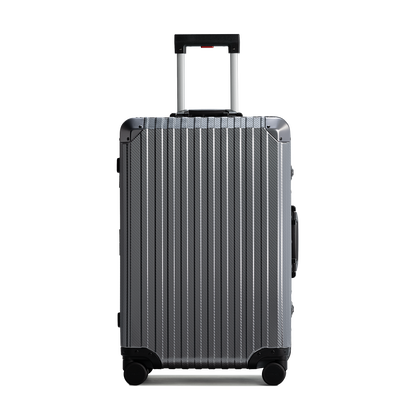 TREVA Aluminum Suitcase Gunmetal