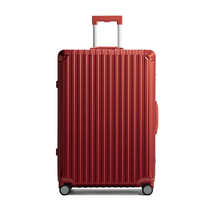 TREVA Aluminum Suitcase Red