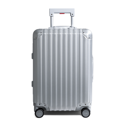 TREVA Aluminum Suitcase Silver