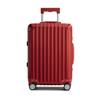 TREVA Aluminum Suitcase Red