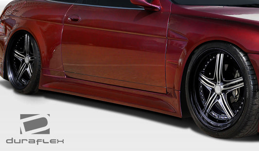 Extreme Dimensions Duraflex V-Speed Wide Body Side Skirts Rocker Panels Compatible With 1992-2000 Lexus SC - 2 Piece - 106572