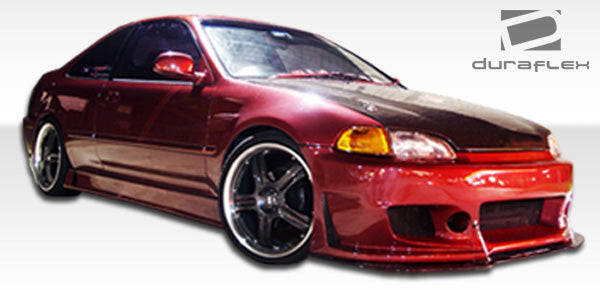 Extreme Dimensions Duraflex B-2 Front Bumper Cover Compatible With 1992-1995 Honda Civic - 1 Piece - 101113