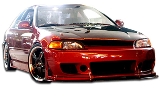 Extreme Dimensions Duraflex B-2 Front Bumper Cover Compatible With 1992-1995 Honda Civic - 1 Piece - 101113