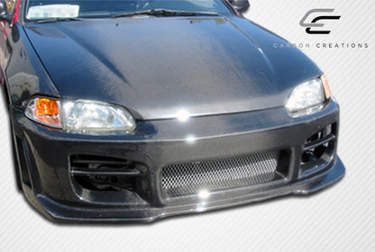 Carbon Creations OEM Look Hood Compatible With 1992-1995 Honda Civic - 1 Piece - 101091