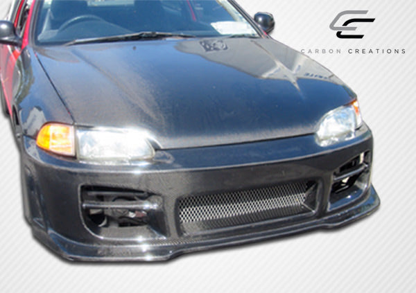 Carbon Creations OEM Look Hood Compatible With 1992-1995 Honda Civic - 1 Piece - 101091