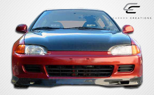 Carbon Creations Spoon Style Front Lip Spoiler Compatible With 1992-1995 Honda Civic - 1 Piece - 102728