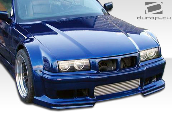Extreme Dimensions Duraflex GT500 Wide Body Front Fenders Compatible With 1992-1998 BMW 3 Series - 2 Piece - 105338