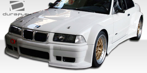 Extreme Dimensions Duraflex GT500 Wide Body Kit Compatible With 1992-1998 BMW 3 Series E36 2DR - 8 Piece - 105468